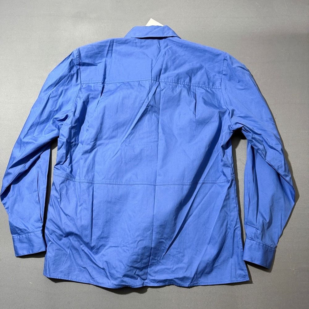 Barn Fly Blue Button Up Long‎ Sleeve Shirt Size P/S Authentic Design New - Picture 3 of 3